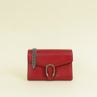 Gucci Red Dionysus Mini Chain Wallet