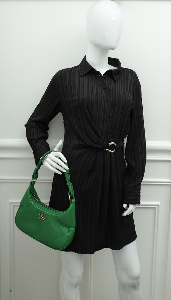 Gucci Green Aphrodite Small Shoulder Bag