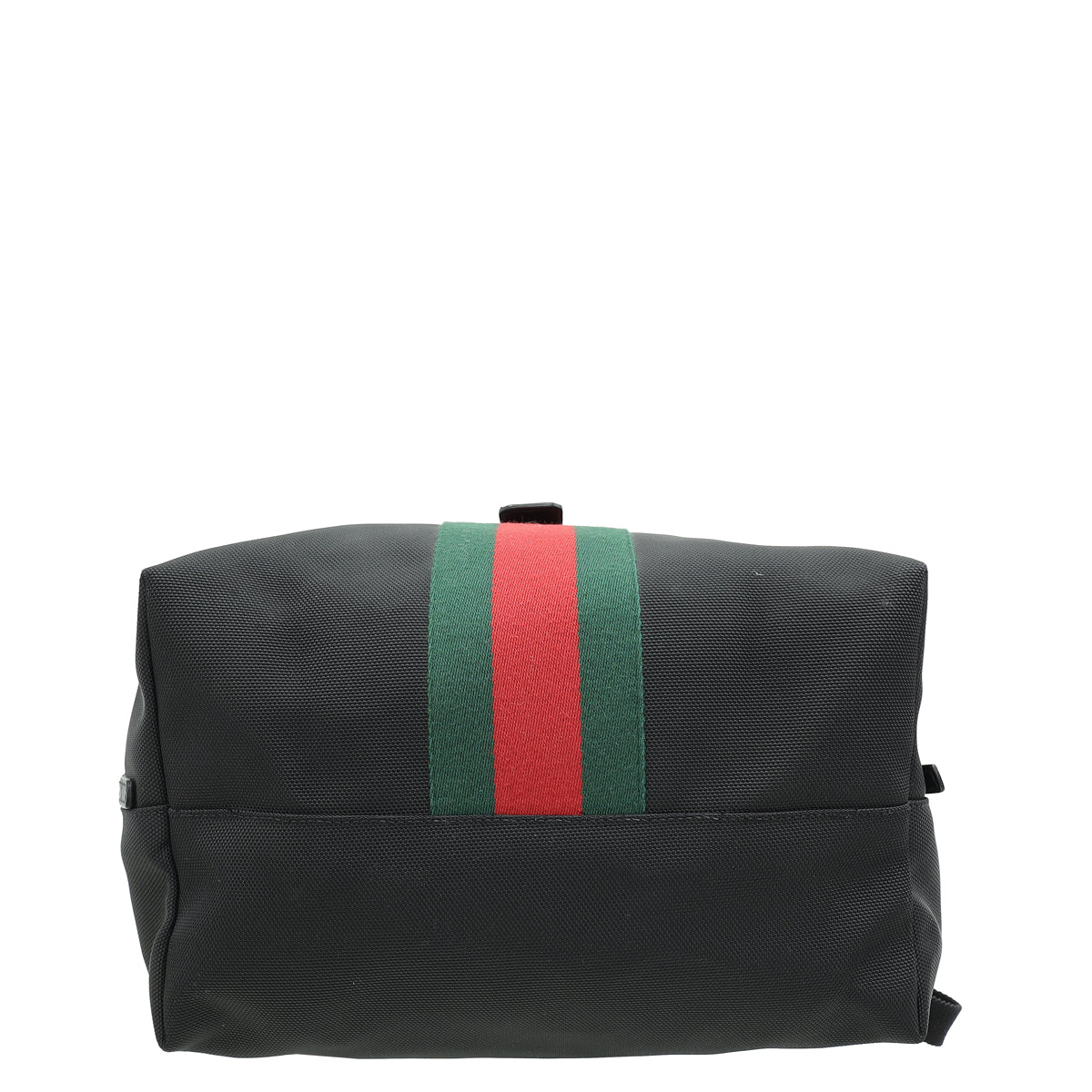 Gucci Black Sherry Line Webbing Backpack Bag