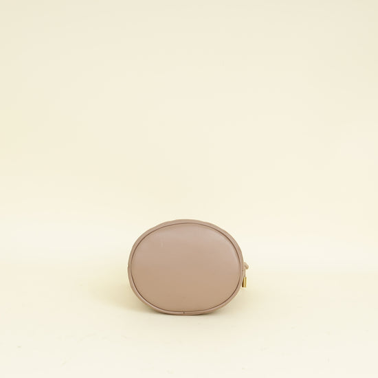 Gucci Taupe GG Marmont Mini Bucket Bag