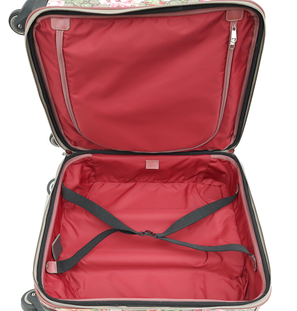 Gucci Ebony Multicolor GG Supreme Floral Small Cabin Trolley Bag-Gucci-THE CLOSET