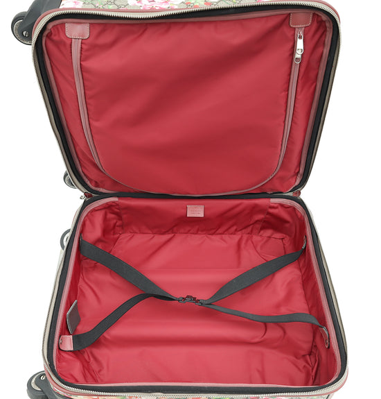 Gucci Ebony Multicolor GG Supreme Floral Small Cabin Trolley Bag-Gucci-THE CLOSET