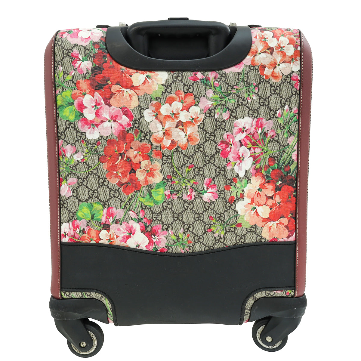 Gucci Ebony Multicolor GG Supreme Floral Small Cabin Trolley Bag-Gucci-THE CLOSET