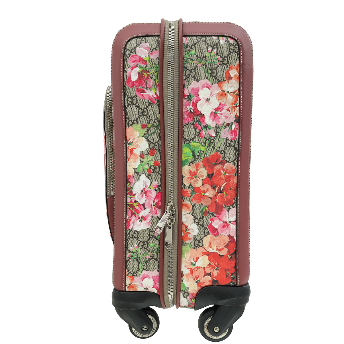 Gucci Ebony Multicolor GG Supreme Floral Small Cabin Trolley Bag-Gucci-THE CLOSET