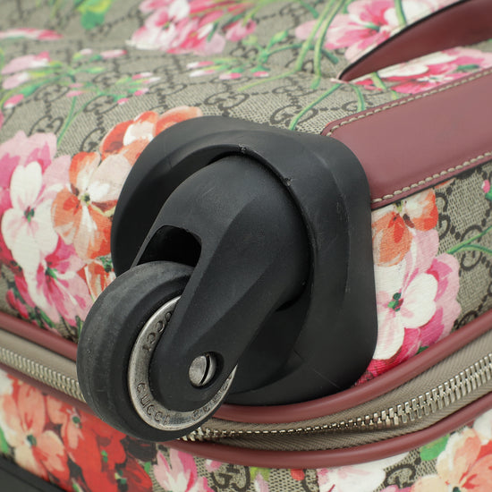 Gucci Ebony Multicolor GG Supreme Floral Small Cabin Trolley Bag-Gucci-THE CLOSET