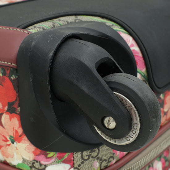 Gucci Ebony Multicolor GG Supreme Floral Small Cabin Trolley Bag-Gucci-THE CLOSET