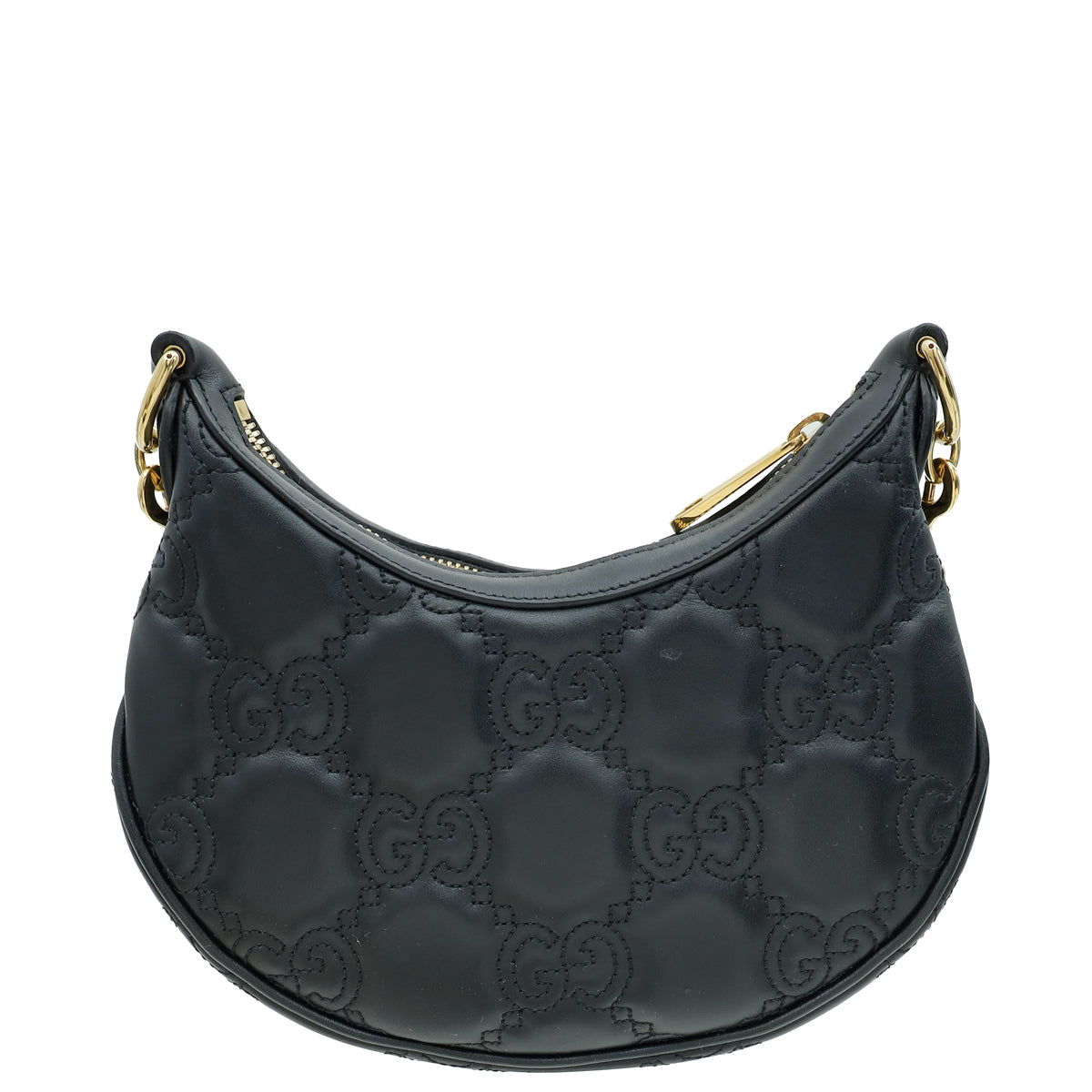 Gucci Black GG Matelasse Mini Hobo Bag-Gucci-THE CLOSET