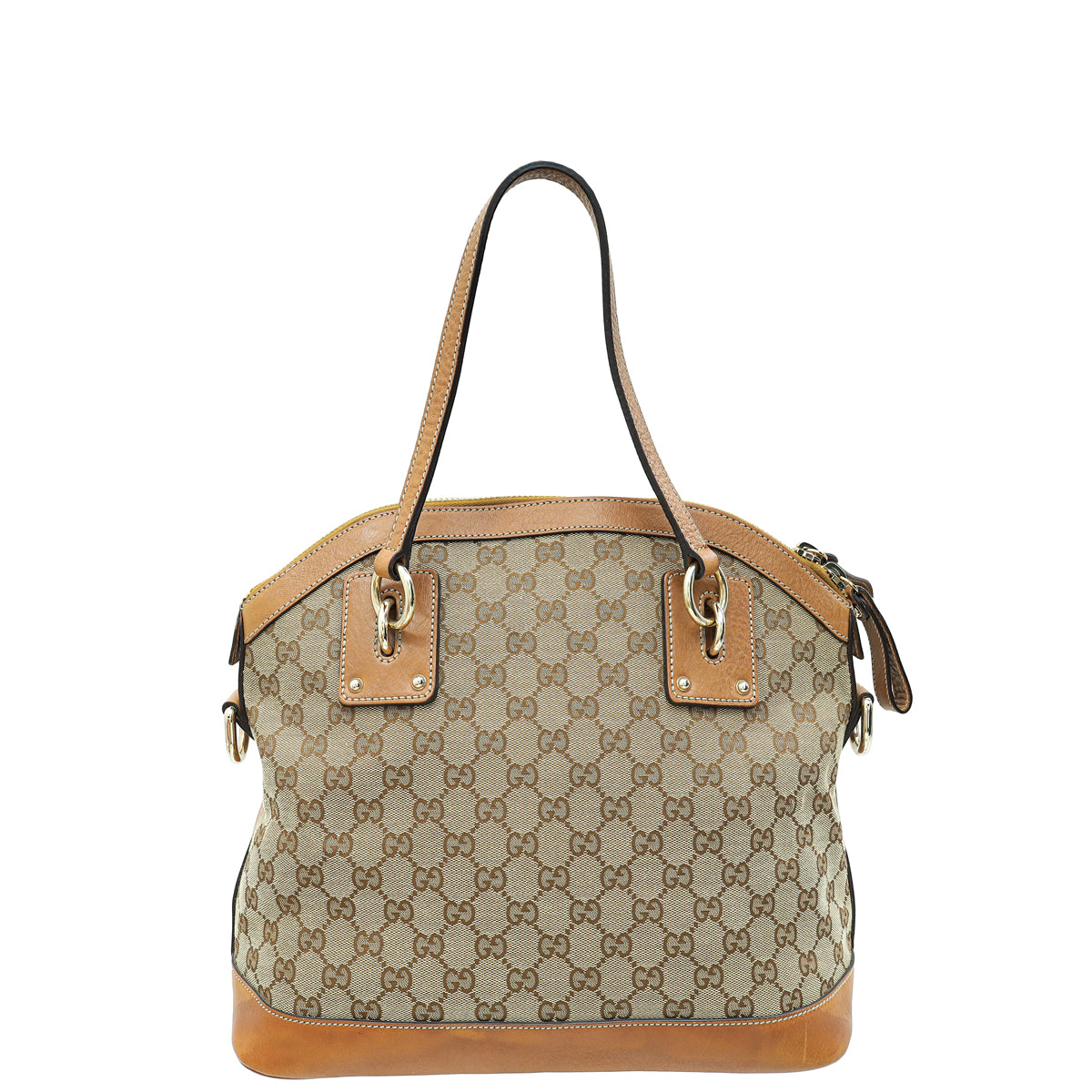 Gucci Bicolor GG Interlocking Dome Satchel Bag-Gucci-THE CLOSET