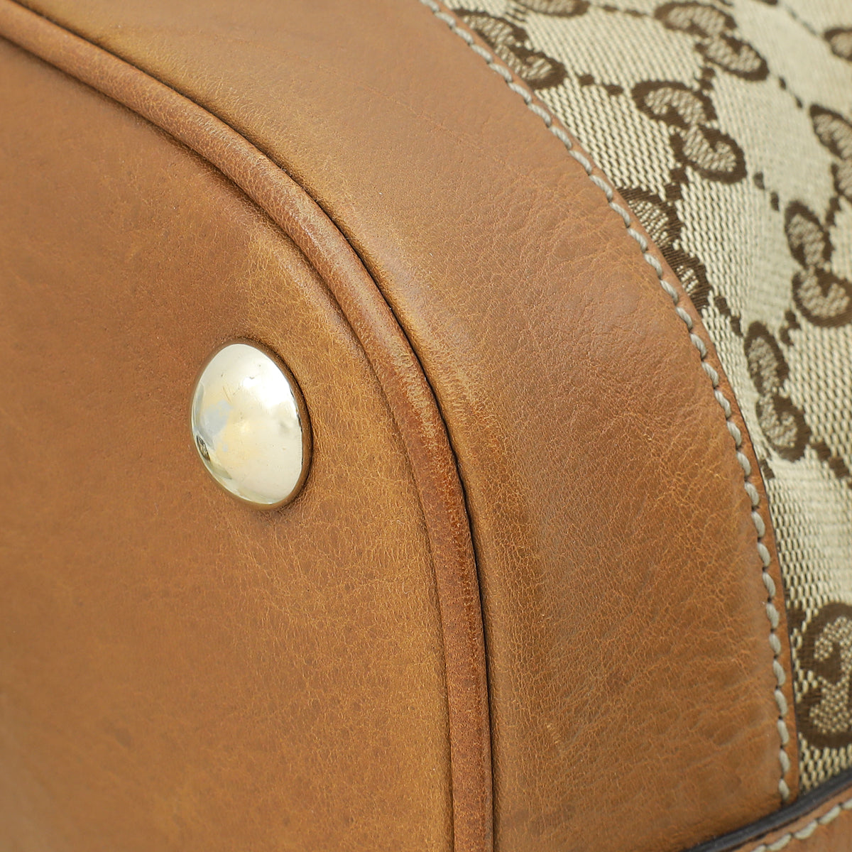 Gucci Bicolor GG Interlocking Dome Satchel Bag-Gucci-THE CLOSET