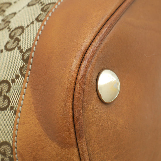 Gucci Bicolor GG Interlocking Dome Satchel Bag-Gucci-THE CLOSET