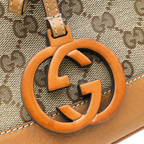 Gucci Bicolor GG Interlocking Dome Satchel Bag-Gucci-THE CLOSET