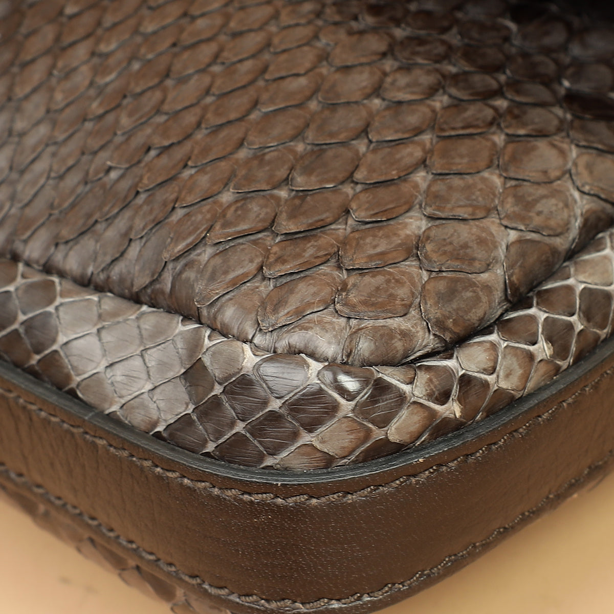 Gucci Dark Gray Croisette Bamboo Evening Bag-Gucci-THE CLOSET