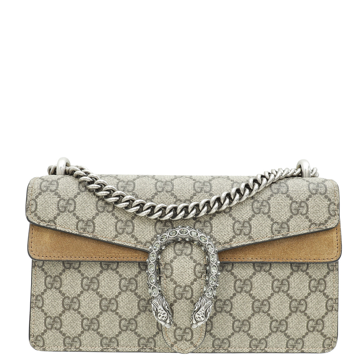 Gucci Bicolor GG Supreme Dionysus Small Shoulder Bag-Gucci-THE CLOSET