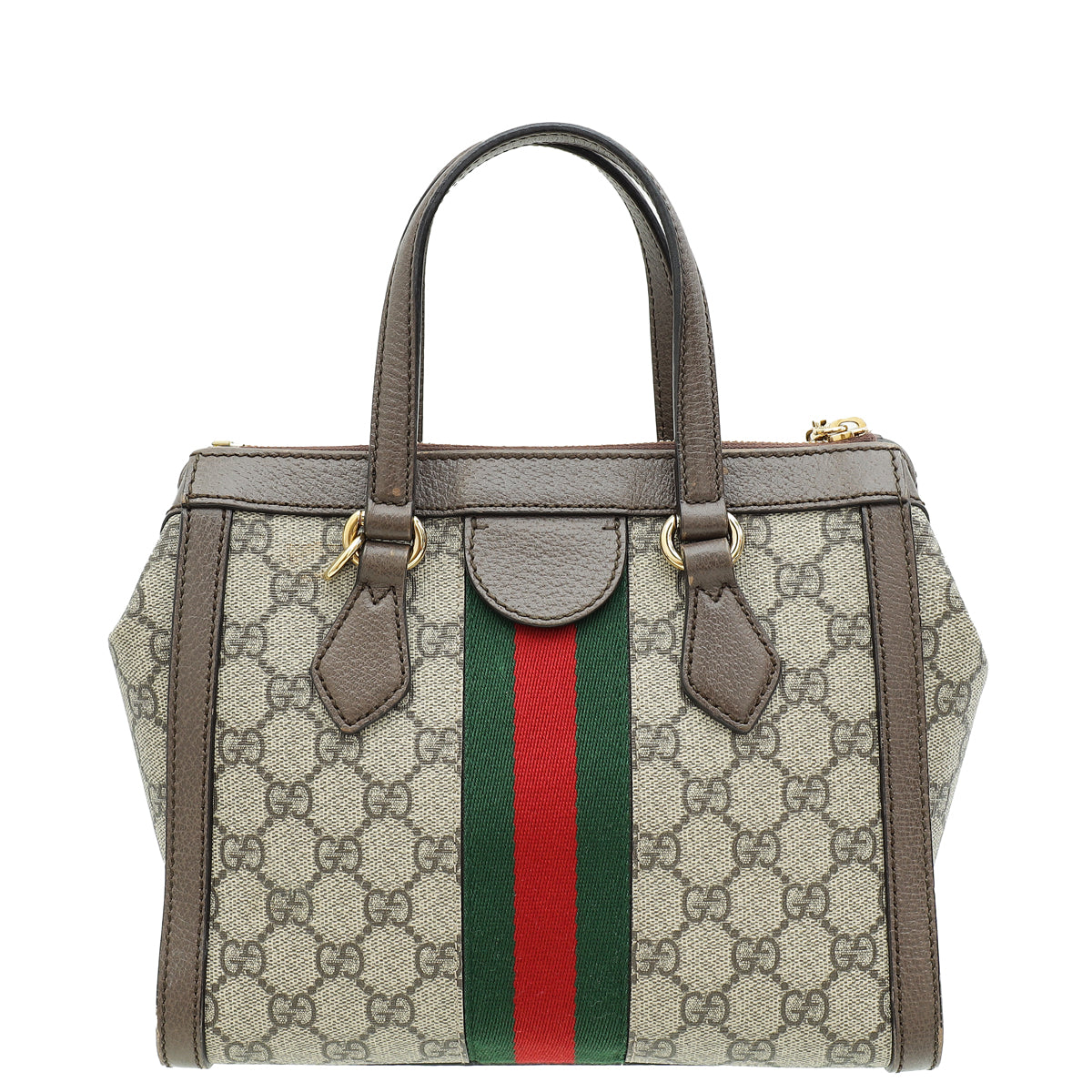 Gucci Bicolor GG Supreme Ophidia Small Shoulder Bag-Gucci-THE CLOSET