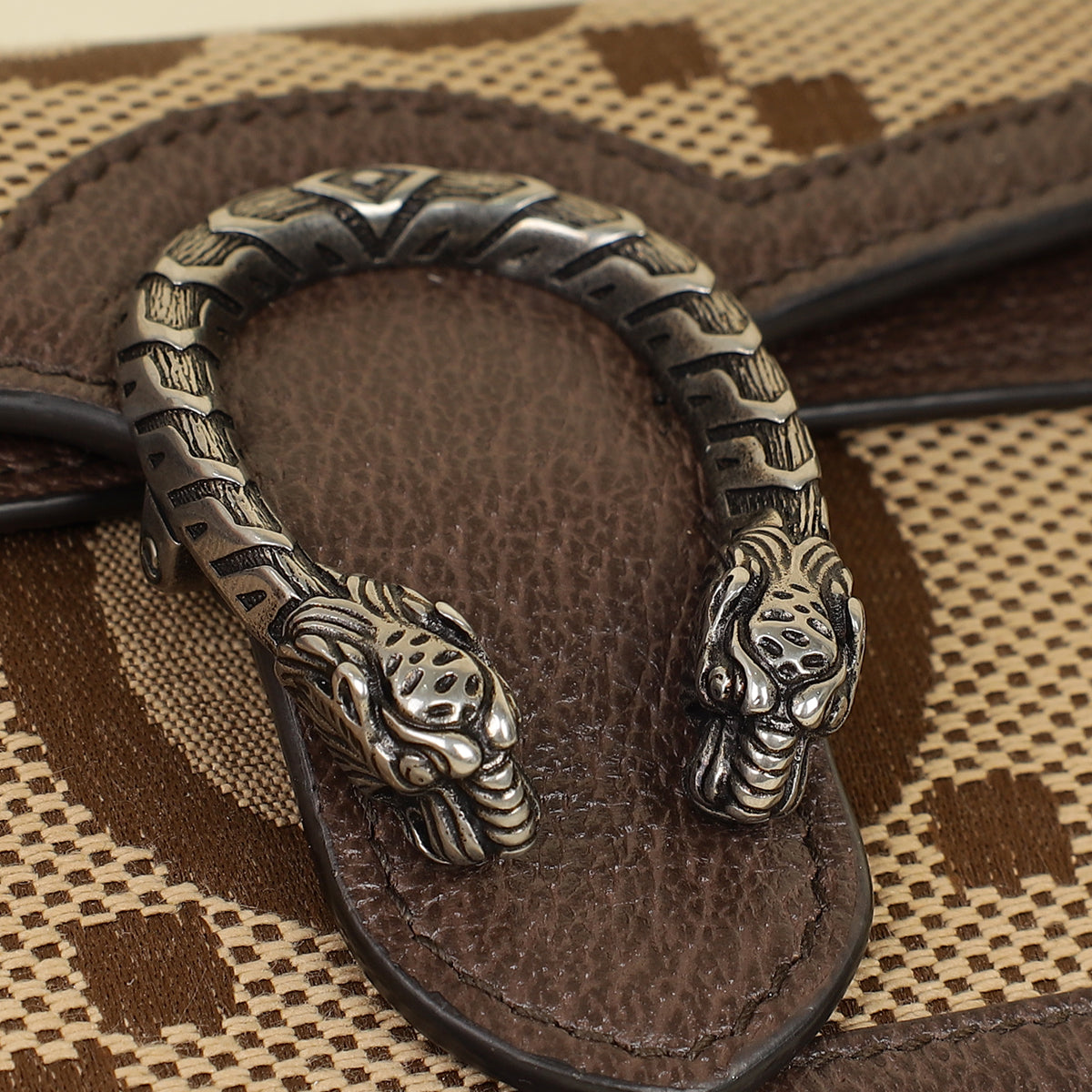 Gucci Ebony Jumbo GG Dionysus Mini Bag-Gucci-THE CLOSET