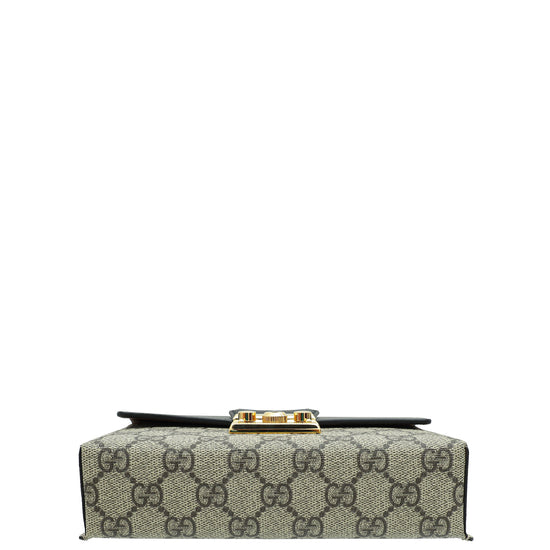 Load image into Gallery viewer, Gucci Bicolor GG Supreme Padlock Mini Bag
