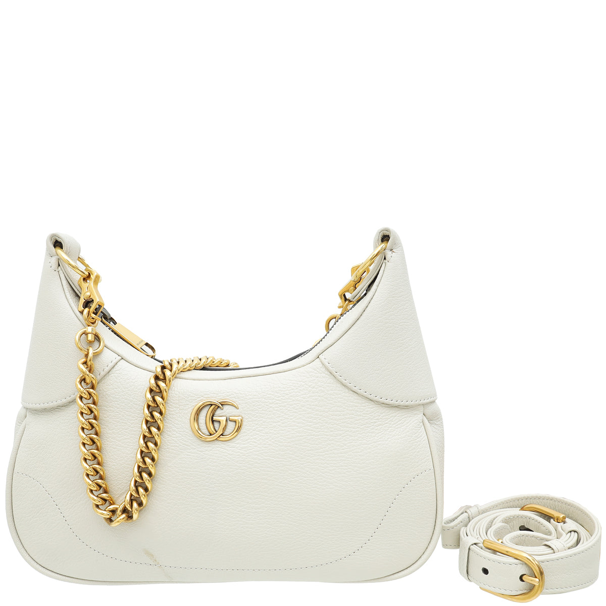 Gucci White Aphrodite Small Shoulder Bag