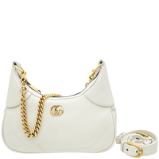 Gucci White Aphrodite Small Shoulder Bag