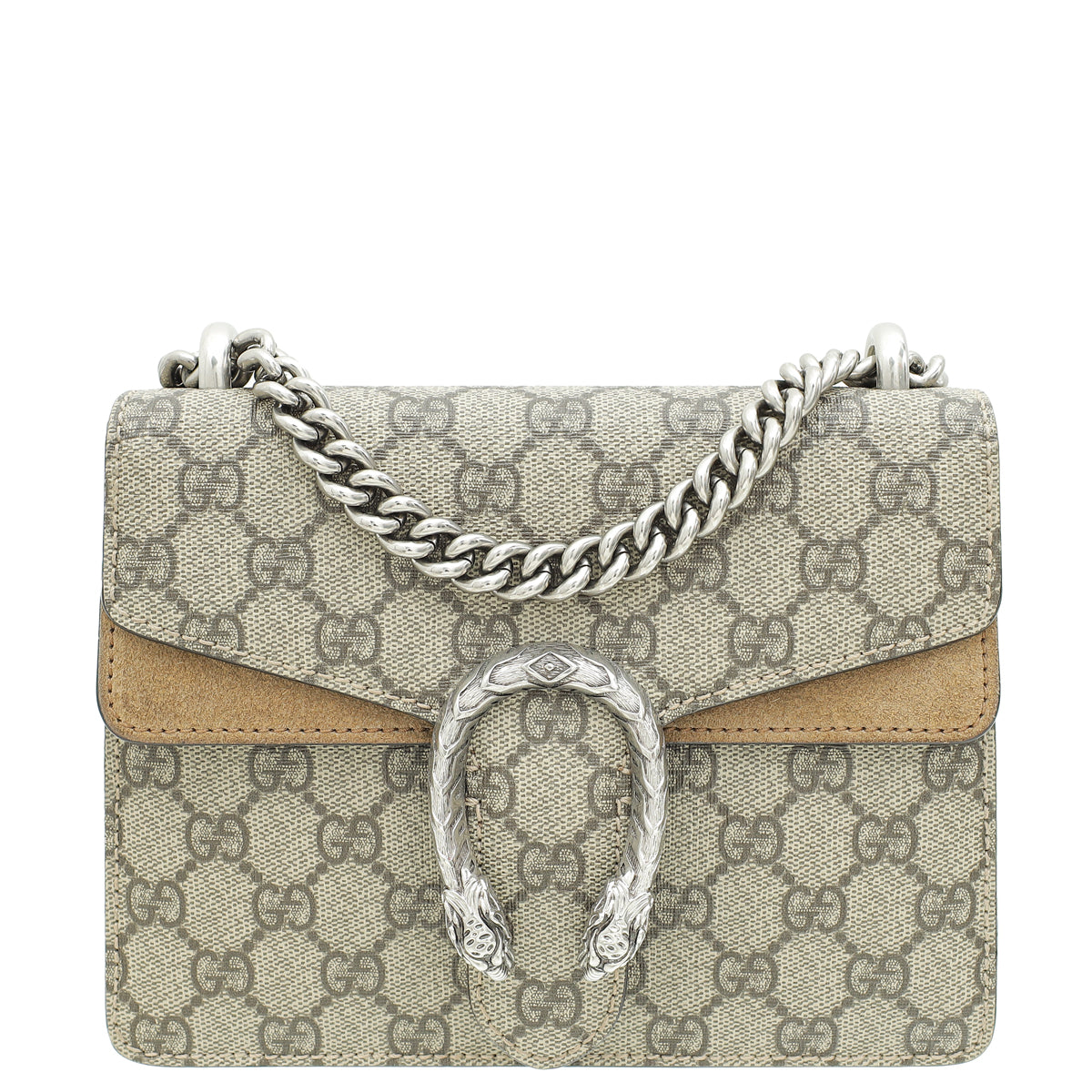 Gucci Bicolor GG Supreme Dionysus Small Shoulder Bag