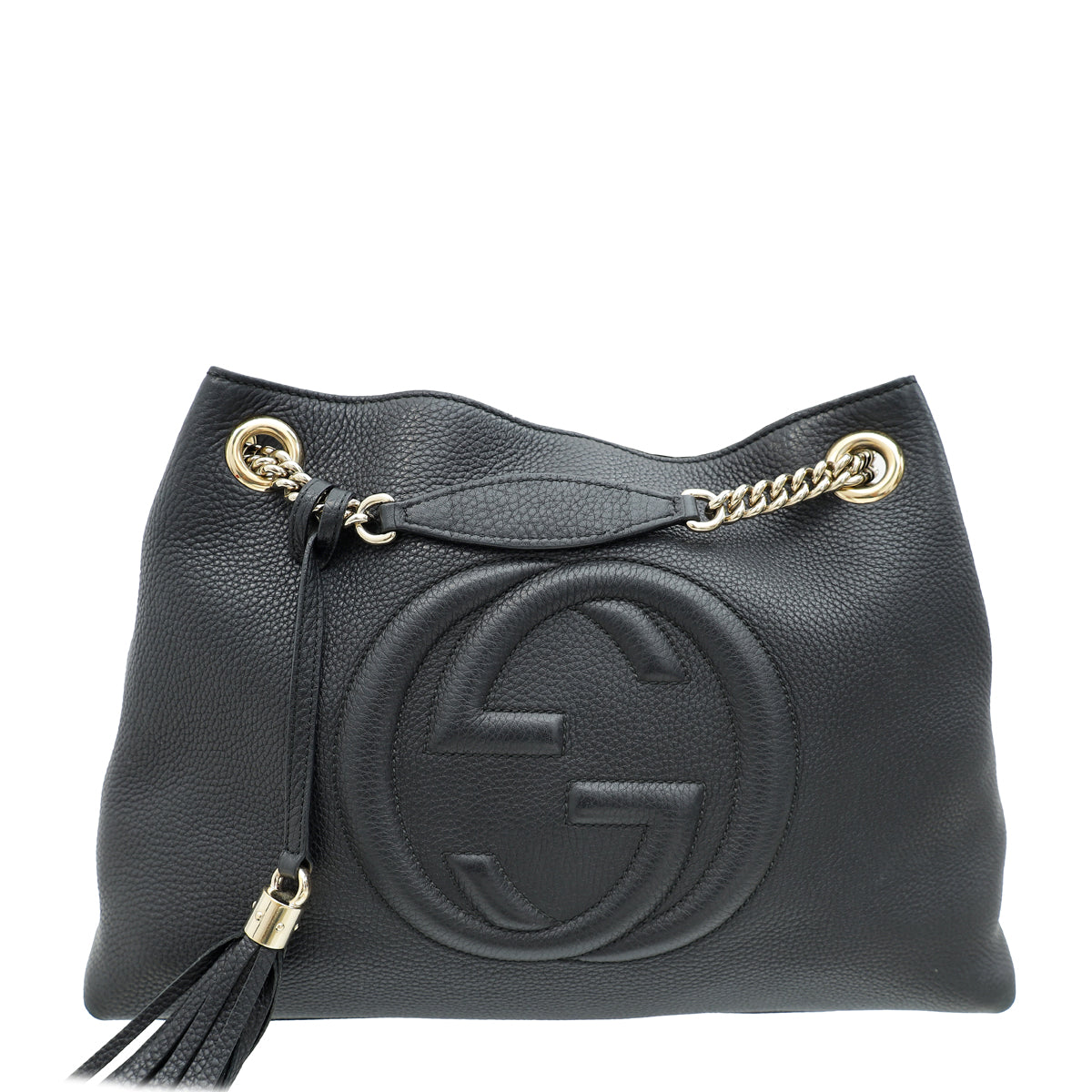 Gucci Black Soho Tassel Tote Bag