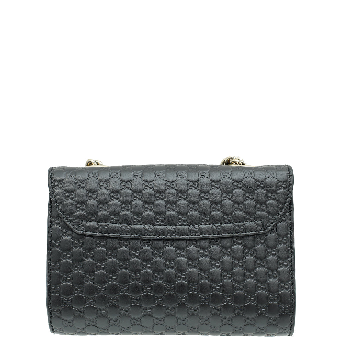 Gucci Black GG Microcannage Emily Mini Bag