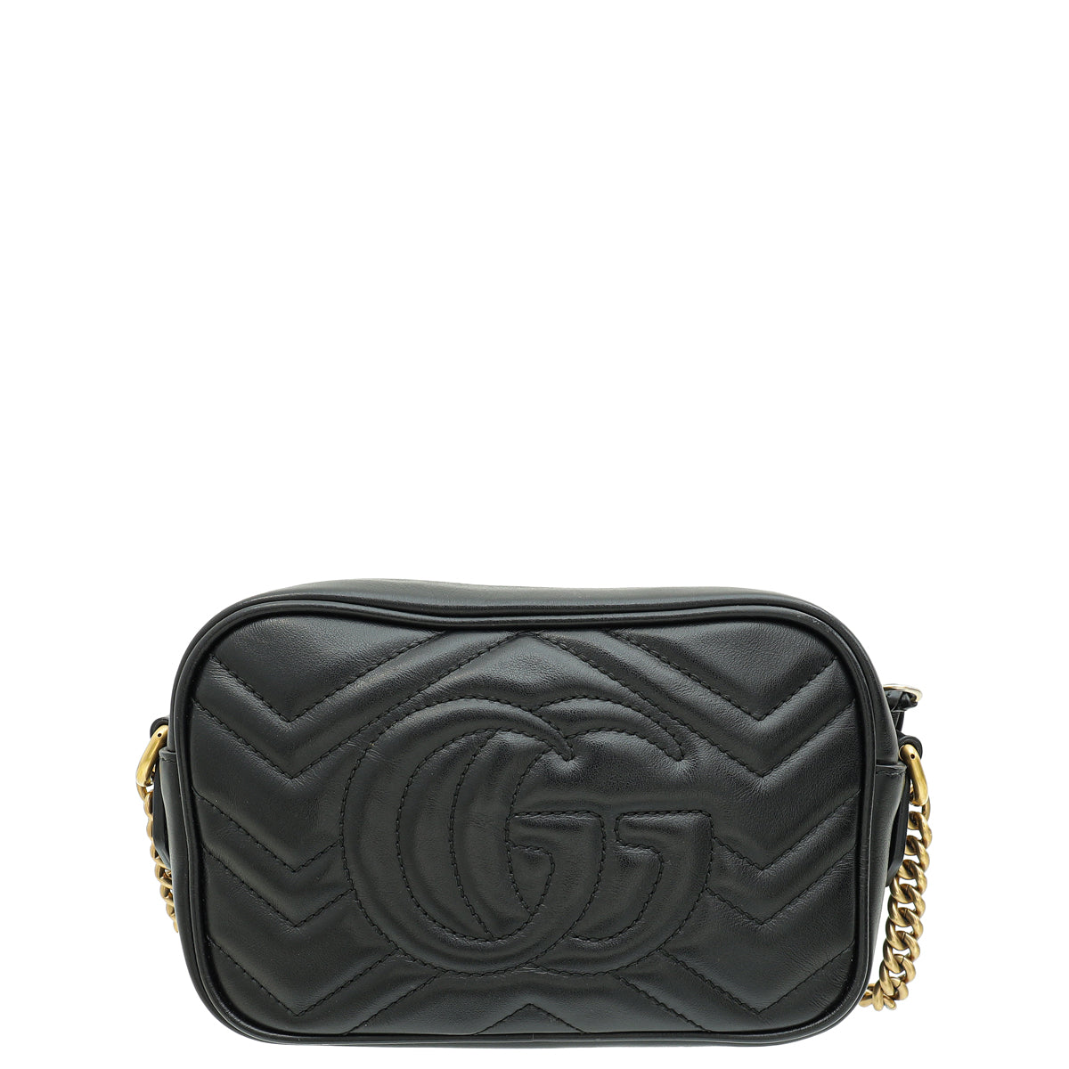 Gucci Black GG Marmont Mini Camera Bag-Gucci-THE CLOSET