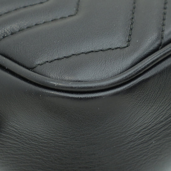 Gucci Black GG Marmont Mini Camera Bag-Gucci-THE CLOSET