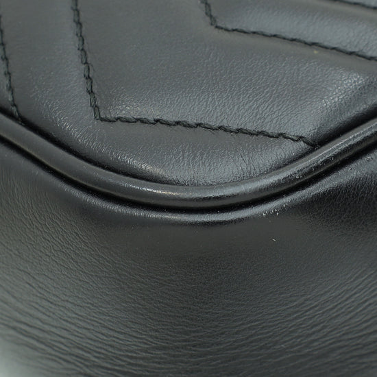 Gucci Black GG Marmont Mini Camera Bag-Gucci-THE CLOSET