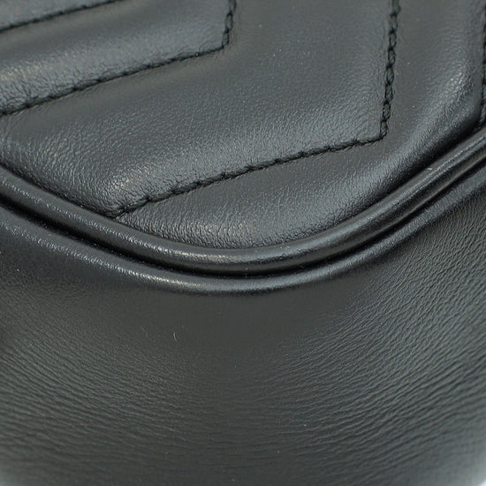 Gucci Black GG Marmont Mini Camera Bag-Gucci-THE CLOSET
