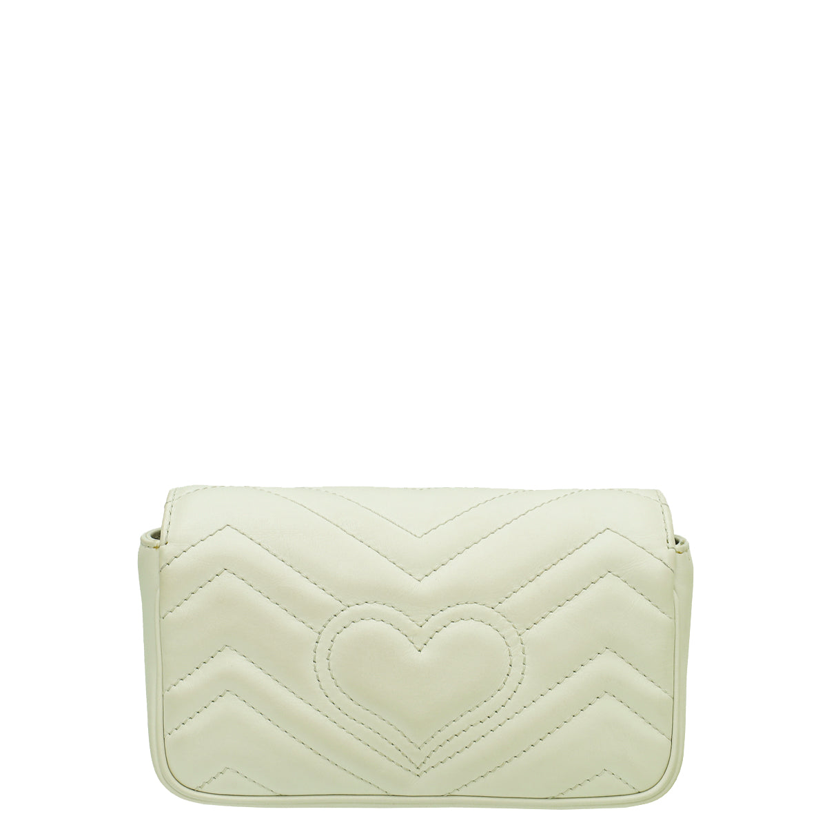 Gucci White GG Marmont Super Mini Bag-Gucci-THE CLOSET