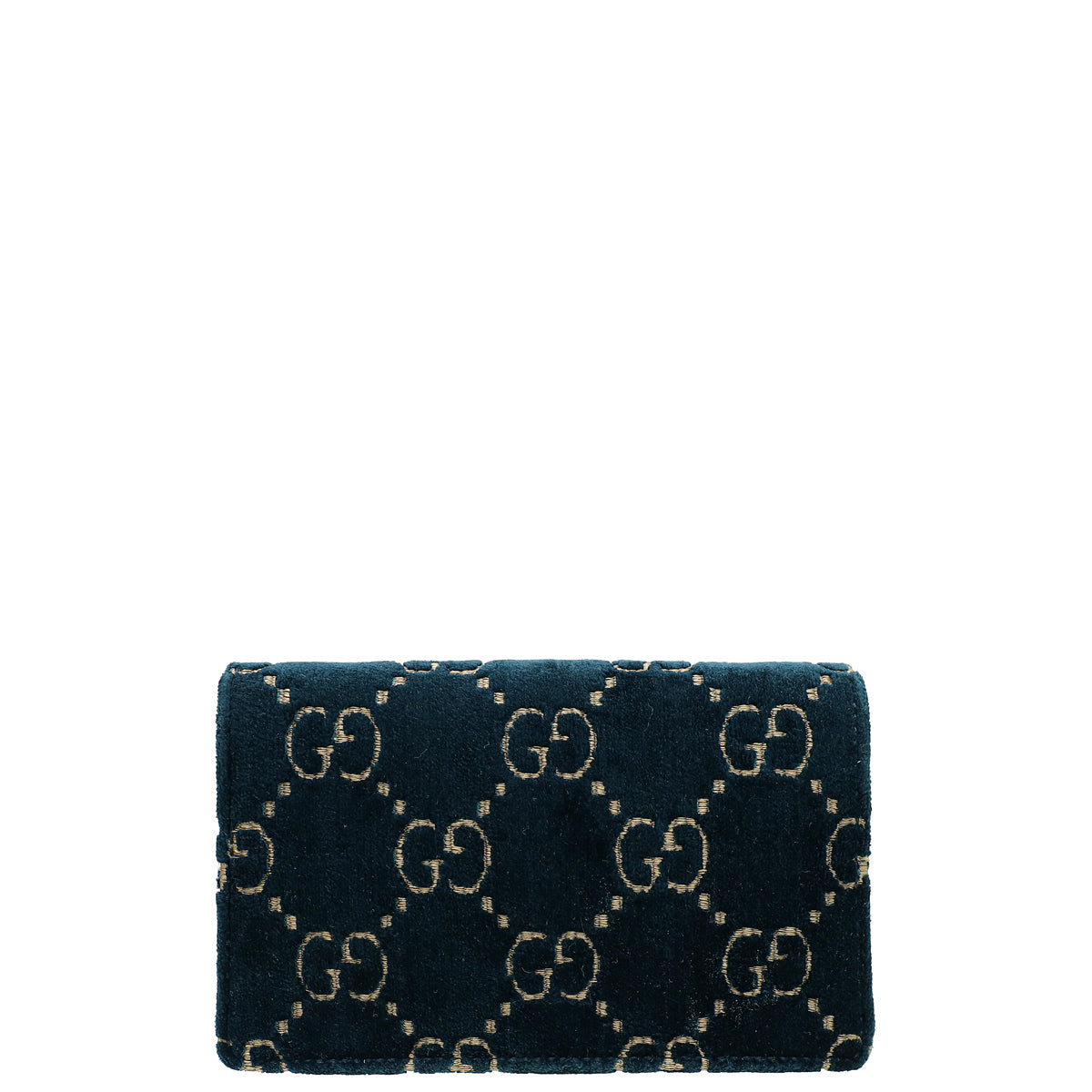 Gucci Navy Blue GG Velvet Crystal Dionysus Super Mini Bag-Gucci-THE CLOSET