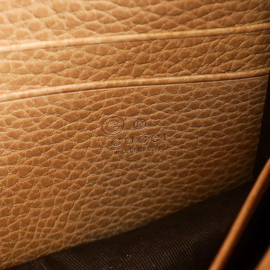 Gucci Beige Interlocking G Chain Wallet