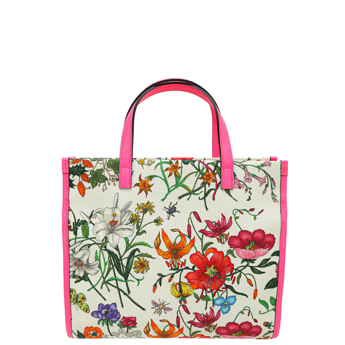 Gucci Multicolor GG Flora Tote Small Bag