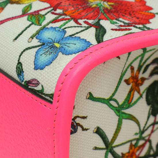 Gucci Multicolor GG Flora Tote Small Bag