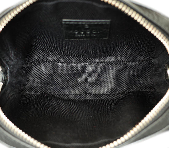 Gucci Black Cracked Morpheus Belt Bag-Gucci-THE CLOSET