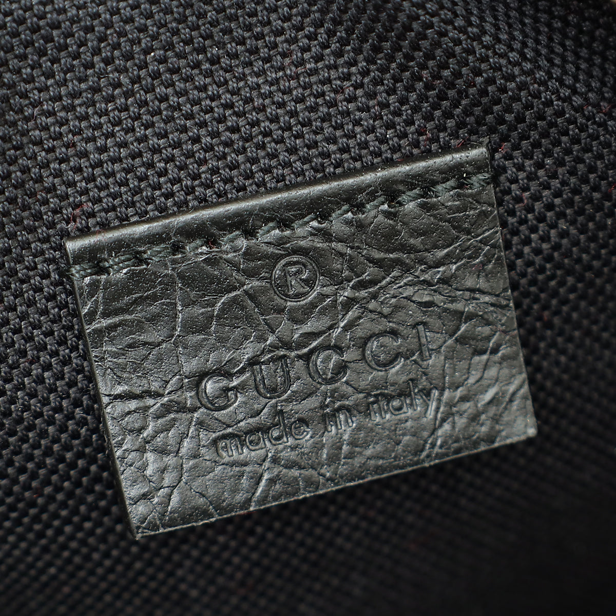 Gucci Black Cracked Morpheus Belt Bag-Gucci-THE CLOSET