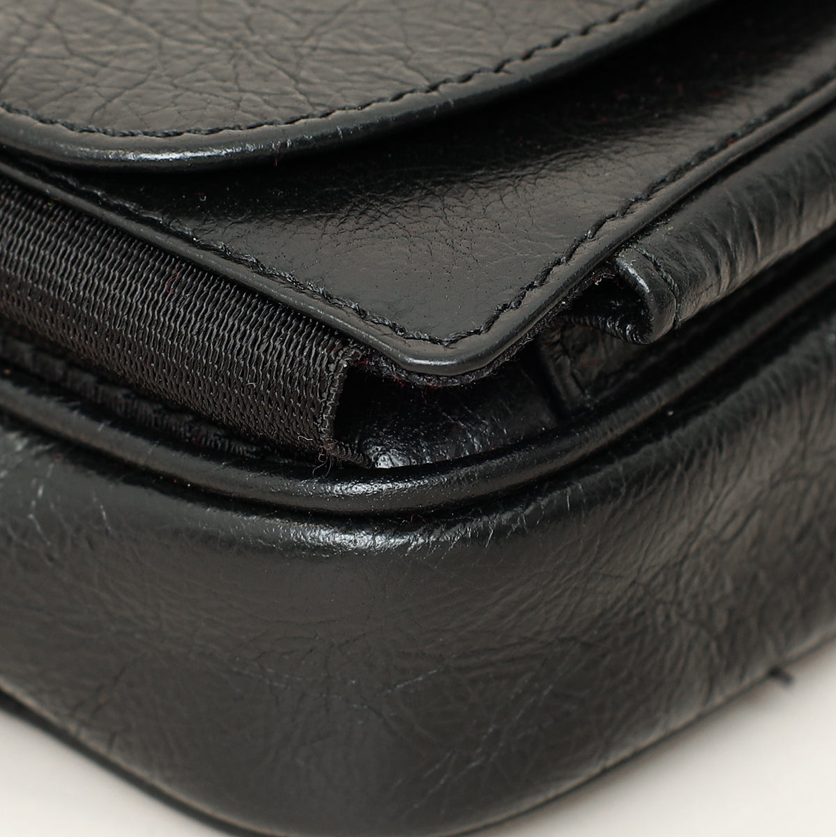 Gucci Black Cracked Morpheus Belt Bag-Gucci-THE CLOSET