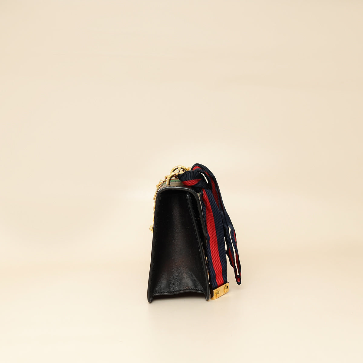 Gucci Black Sylvie Mini Chain Shoulder Bag-Gucci-THE CLOSET