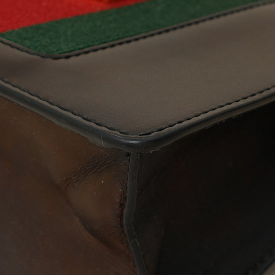 Gucci Black Sylvie Mini Chain Shoulder Bag-Gucci-THE CLOSET