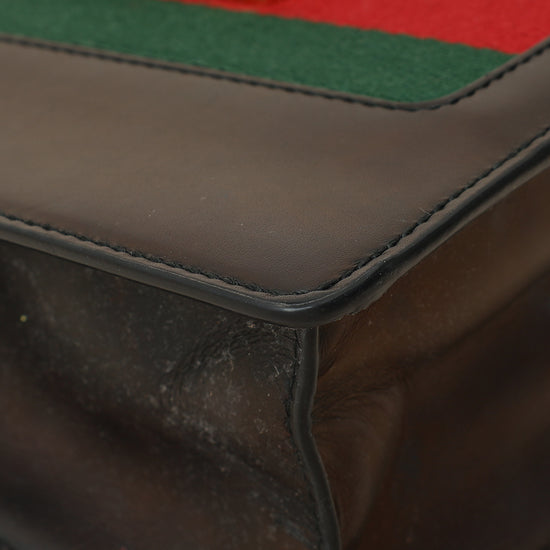 Gucci Black Sylvie Mini Chain Shoulder Bag-Gucci-THE CLOSET