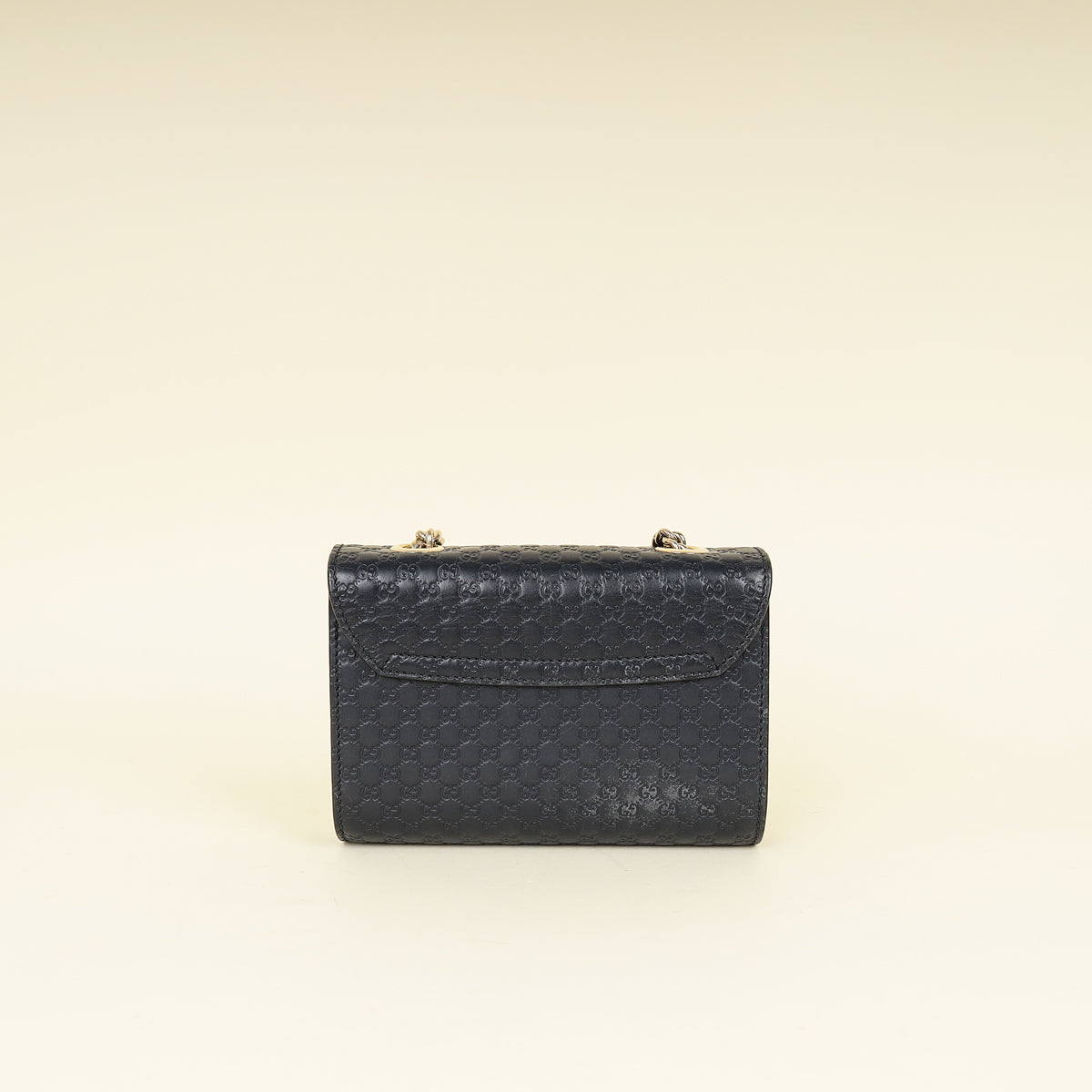 Gucci Navy Blue Guccissima Mini Emily Bag