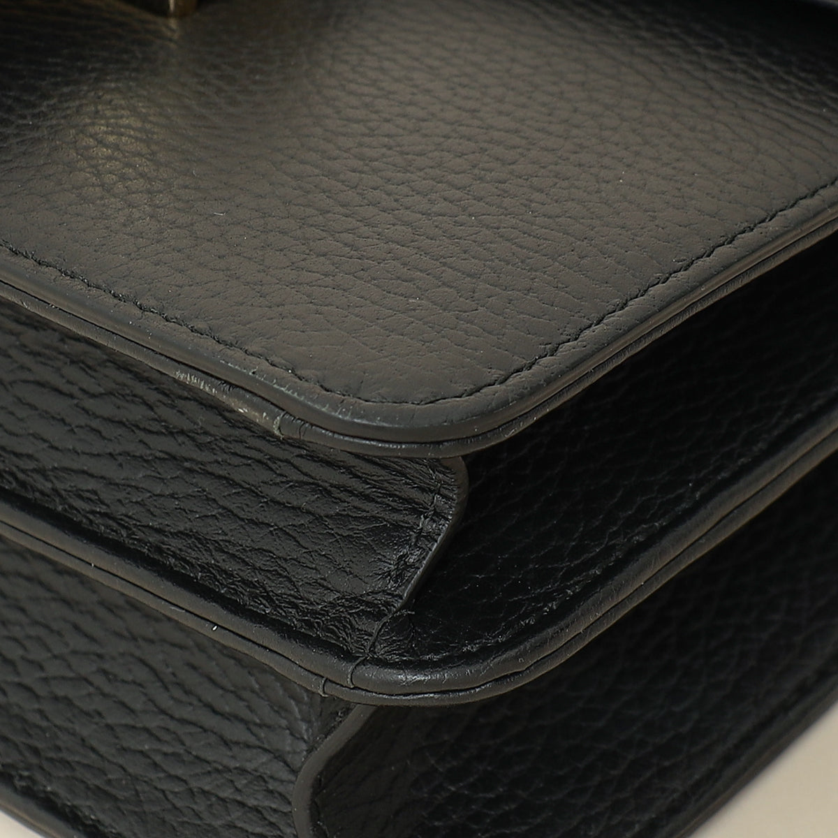 Gucci Black Interlocking G Chain Bag-Gucci-THE CLOSET