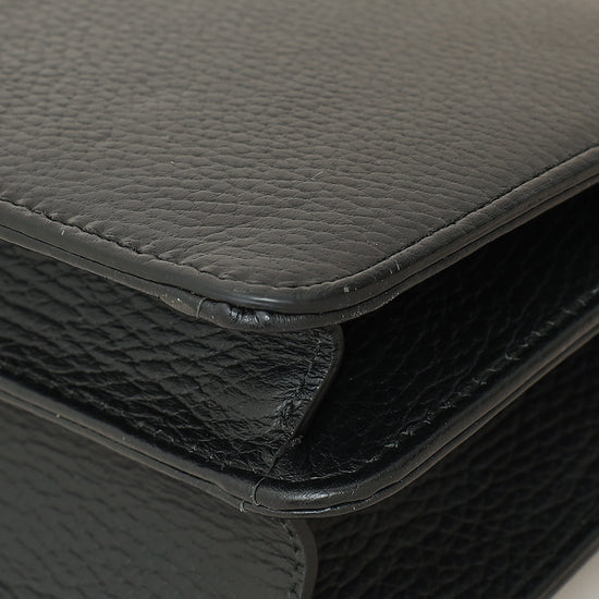 Gucci Black Interlocking G Chain Bag-Gucci-THE CLOSET