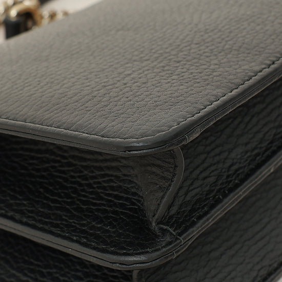 Gucci Black Interlocking G Chain Bag-Gucci-THE CLOSET