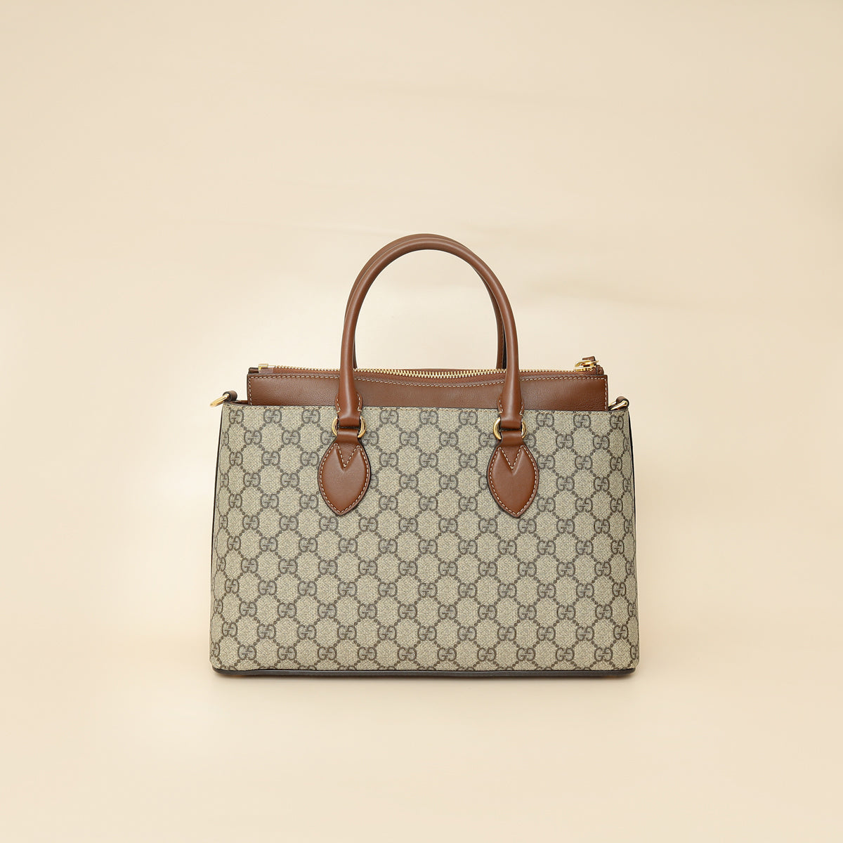 Gucci Bicolor GG Supreme Handles Tote Bag-Gucci-THE CLOSET