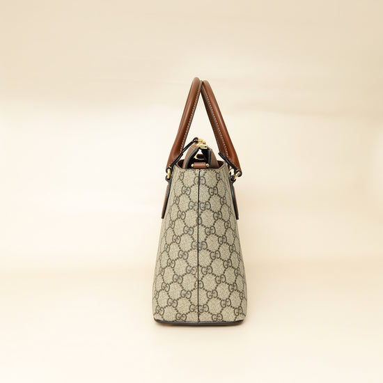 Gucci Bicolor GG Supreme Handles Tote Bag-Gucci-THE CLOSET