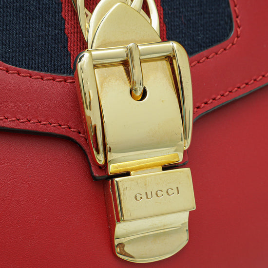 Gucci Red Sylvie Small Bag