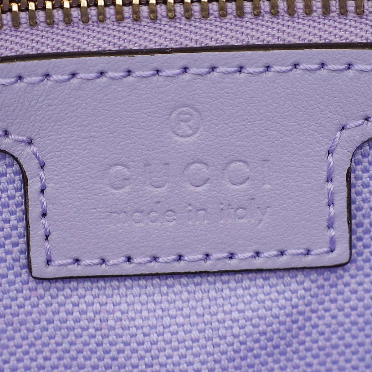 Gucci Lilac GG Denim GG Marmont Medium Shoulder Bag-Gucci-THE CLOSET