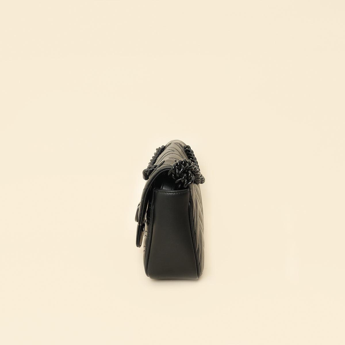 Gucci Black GG Marmont Small Shoulder Bag-Gucci-THE CLOSET