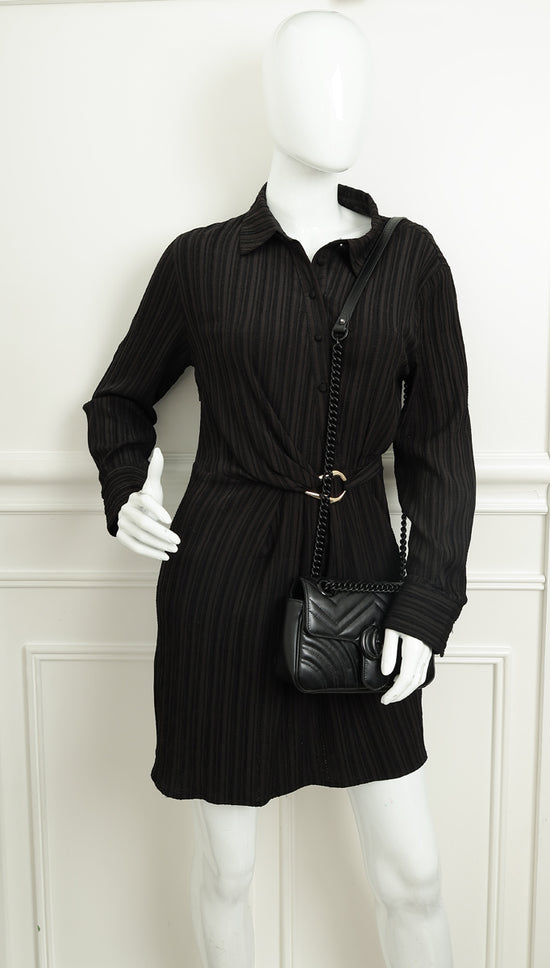 Gucci Black GG Marmont Small Shoulder Bag-Gucci-THE CLOSET